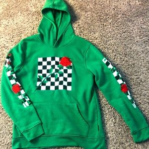 Size medium,soft forest green material